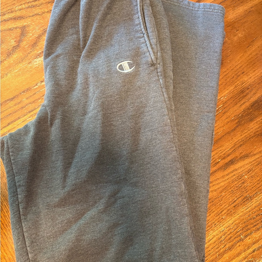 Champion Heather Gray Sweatpants Relaxed Fit